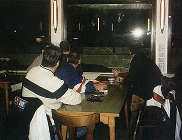 Blick auf die Eisbahn