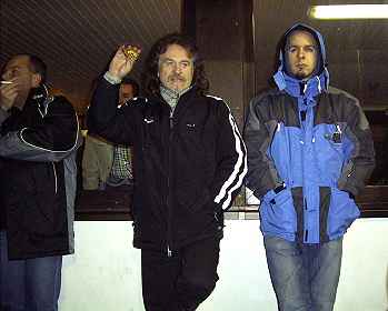 Zuschauer bei minus 5 Grad